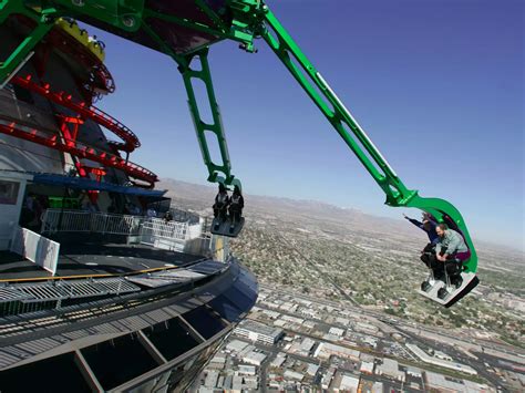 Insanity Is A Thrill Ride At The Top Of The Stratosphere Tower In Las Vegas Nevada A Massive