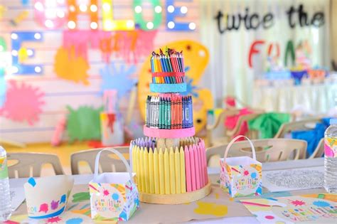 Karas Party Ideas Arts And Crafts Joint Birthday Party Karas Party Ideas