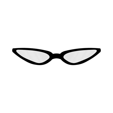 Gambar Fashion Kacamata Hitam Tebal Dengan Aksen Sayap Kacamata Hitam