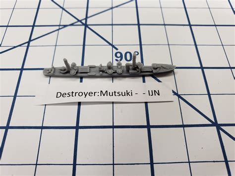 Destroyer Mutsuki Class Ijn Wargaming Axis And Allies Naval Miniature Victory At Sea