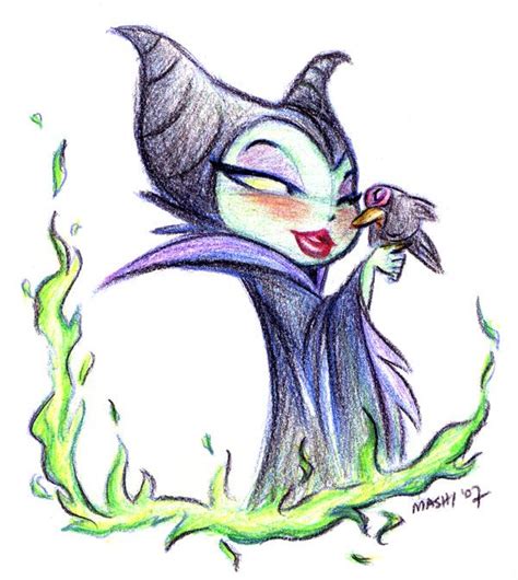 Young Maleficent By Mashi On Deviantart Arte Da Disney Maléfica