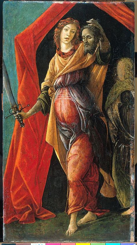 Botticelli Judith Leaving The Tent Of Holofernes 1495 1500