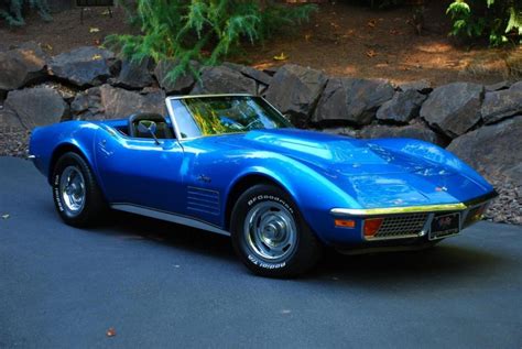 Targa Blue 1972 Chevrolet Corvette