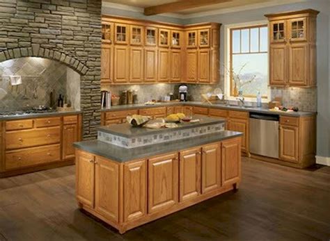 Honey Oak Cabinets With Granite Homeminimalisite Com