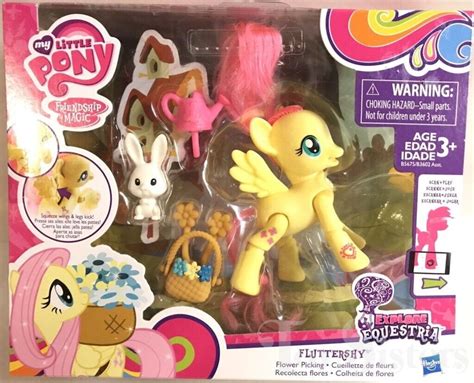 G4 My Little Pony Fluttershy Poseable Open Mouth Larger Head Toy