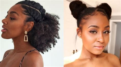 Natural Hairstyles For Hot And Humid Weather In 2020 Natural Hair