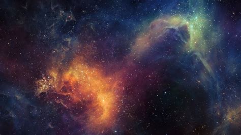 Download 2560x1440 Stars Nebula Galaxy Colorful Universe Wallpapers