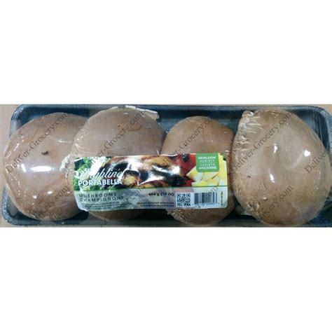 Highline Portabella Mushrooms 454 G Deliver Grocery Online Dg