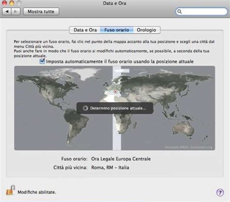 Italia è 7 ore indietro rispetto all'ora di cina. GUIDA: come scegliere automaticamente il fuso orario - Mac ...