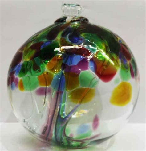 Four Seasons Summer Hand Blown Glass Globe Glass