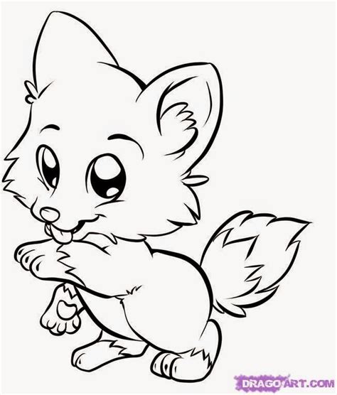 Coloring Pages Of Cute Animals Best Coloring Pages Collections