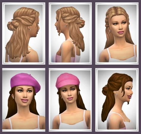 Maja Halfup Knot Hair At Birksches Sims Blog Sims 4 Updates