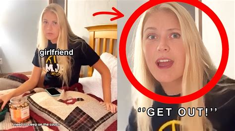 Cheating Girlfriend Gets Kicked Out Of House Youtube