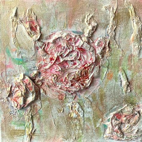 The Rose Project I By Barbara Schauß 2023 Painting Acrylic Collage