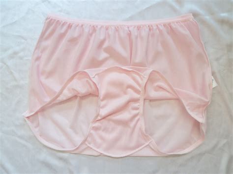 Double Layer Nylon Crotch Panties Softersilk Size New Usa