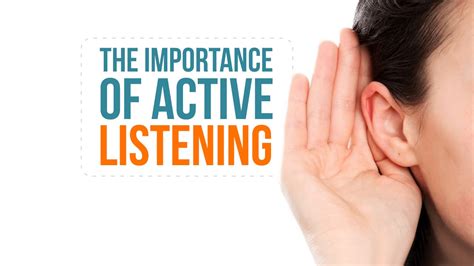 Importance Of Listening Skills Effective Listening