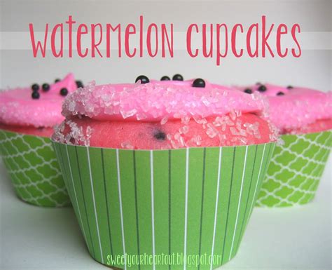 Watermelon Cupcakes By Sweet Your Heart Outtaste Like Summer