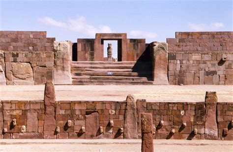 Tiwanaku Is An Important Pre Columbian Archaeological Site In Bolivia