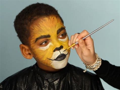 Kids Halloween Makeup Tutorial Lion Hgtv