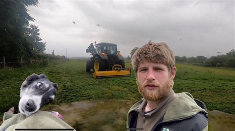 Tractor Work Rain And Kate The Sheepdog Youtube
