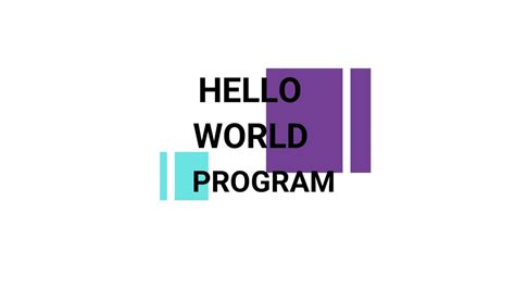 Hello World Program Java Program Hello World Youtube