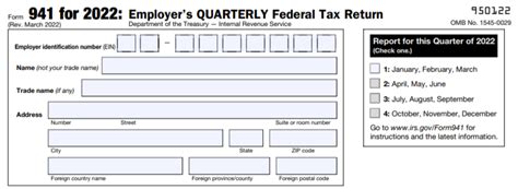 How To Fill Out Form 941 2022 Q1 Version Instructions And Examples