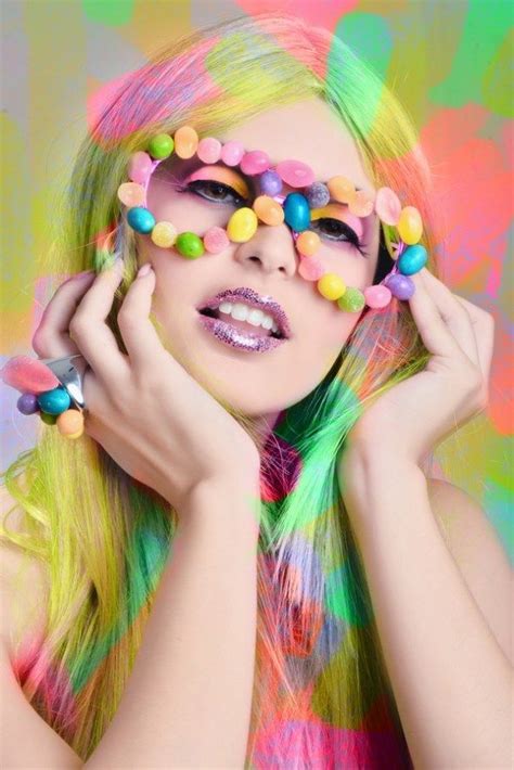 Sweet Candy Girls Fashion Photography24 Color Mixing Color Pop Music