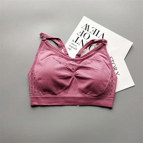 Cute Pink Energy Seamless Sports Bra For Women Gym Crop Top Bra Fitness Yoga Bra Push Up Workout