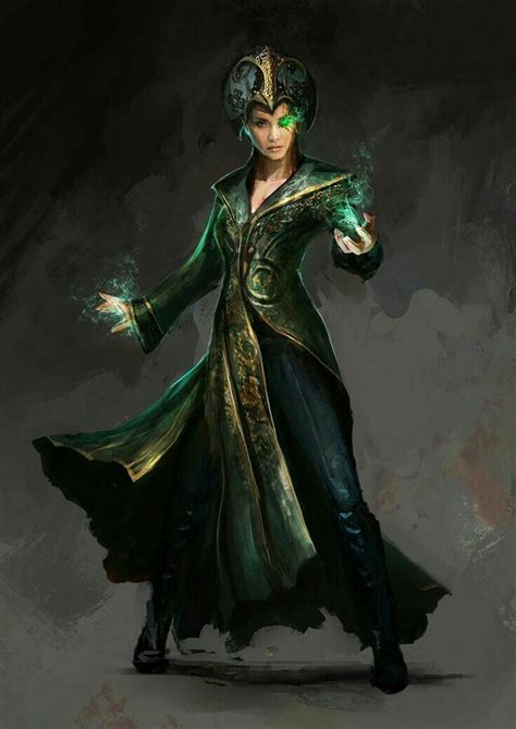 Female Sorcerer Pathfinder Pfrpg Dnd Dandd D20 Fantasy Playing