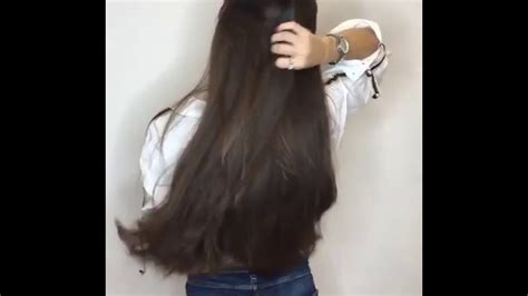 Heavy Long Hair Till Waist Hairplay By Alina Prokudova Itht Youtube