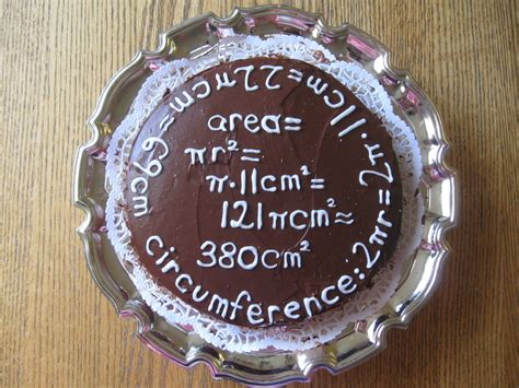 Today we celebrate the number pi (π), a mathematical constant which we. Pi Day Cakes