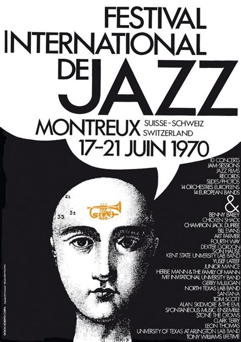 Montreux jazz festival was established in 1967 by the late jazz connoisseur claude nobs. 1970 Montreux Jazz Festival in 2019 | Jazz poster, Jazz ...