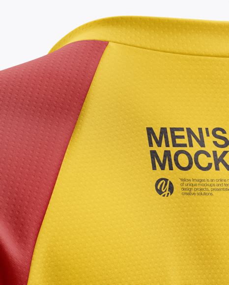 Mens cycling shorts jersey mockup psd file 188.51 mb. Men's MTB Trail Jersey mockup (Back Half Side View) in ...