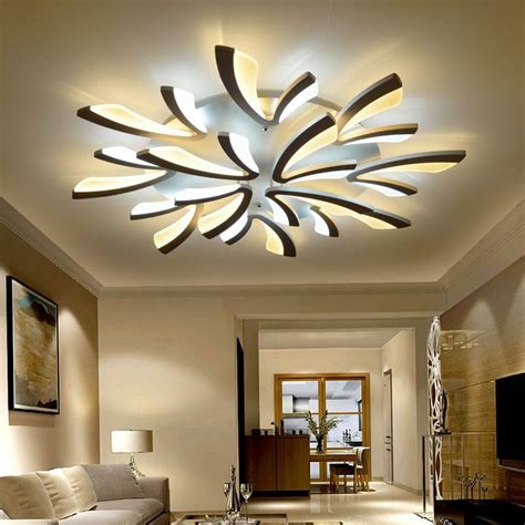 Dramatic, practical, flexible, today's lighting technology make your options for every room virtually unlimited. Acrylic Modern Led Ceiling Lights For Living Room Bedroom ...