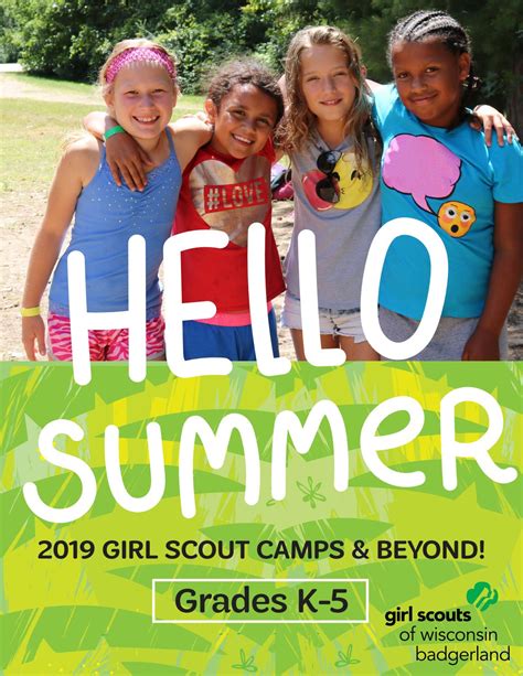 Badgerland 2019 Girl Scout Campgrades K 5 By Girl Scouts Of Wisconsin