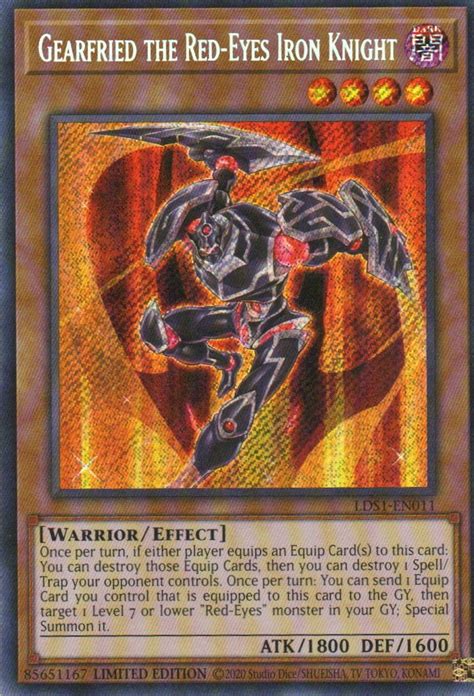 Gearfried The Red Eyes Iron Knight Lds1 En011 Secret