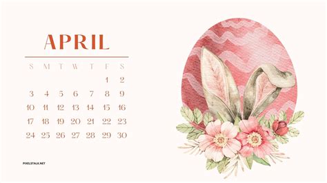 Free Download April Calendar Desktop Wallpapers 1920x1080 For Your