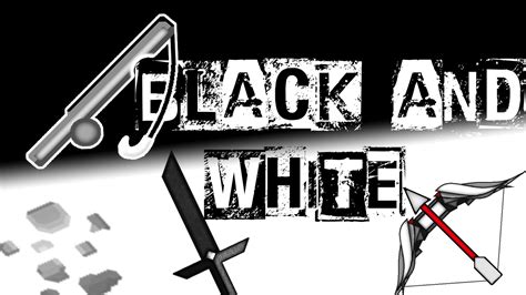 Black And White Pack Minecraft Pvp Resource Pack Youtube