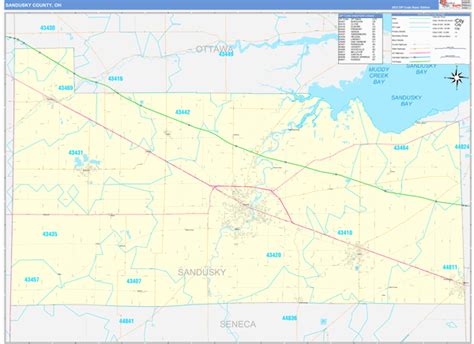 Digital Maps Of Sandusky County Ohio