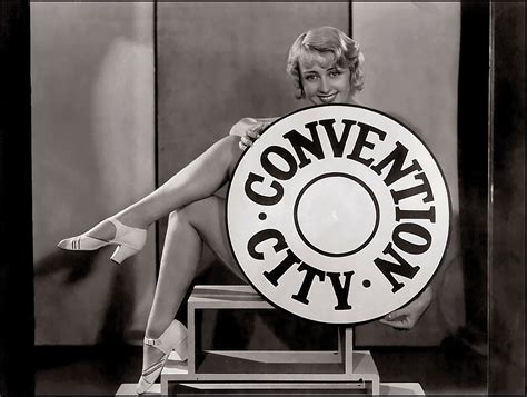 joan blondell in a promotional still for convention city 1933 the mother of all pre code