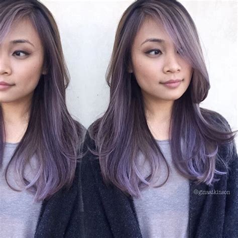 Beautiful Ash Purple Hair Color By Gina Atkinson Ombre Hair Blonde Short Hair Balayage