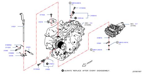 Nissan Rogue Vehicle Speed Sensor 31935 1xf0d Genuine Nissan Part