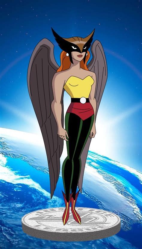 Jl Hawkgirl By Dcauniverse Hawkgirl Justice League Animated Dc