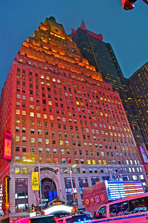 Paramount Building Times Square Midtown Manhattan New York City Ny