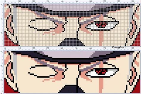 Kakashi Hatake In 2021 Pixel Drawing Pixel Art Anime Images