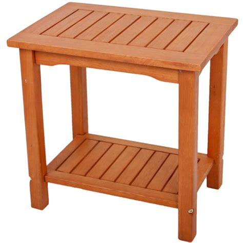 Massivholz weiß landhausstil tolle preise schnelle. Beistelltisch Akazienholz geölt 50x35x50 Terrasse Flur ...