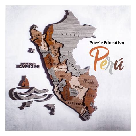 Rompecabeza Mapa Peru Edicion Especial A Anuarios Exclusivos
