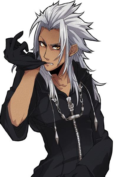 Dark skin anime characters and other goodies. fuck yeah ff boys - Xemnas (KHII).