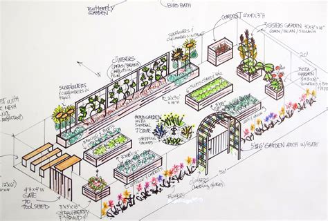 Great Ideas Garden Layout Vegetable Raised Bed Garden Layout