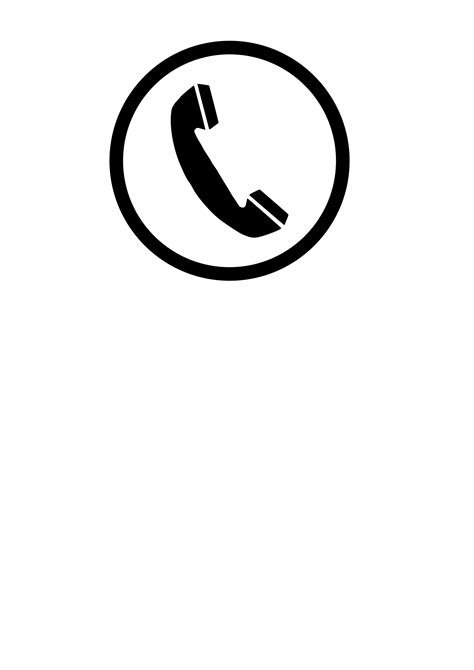 Phone Clipart Telephone Symbol Phone Telephone Symbol Transparent Free